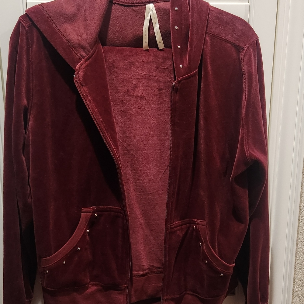 2 piece velour new hoodie and pants
